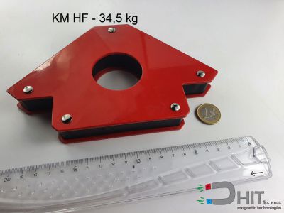 KM HF - 34,5 kg  - kątowniki magnetyczne spawalnicze