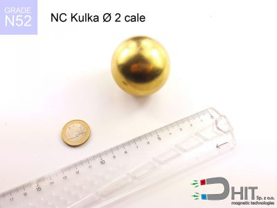 NC kulka fi 2 cale N52 - neocube - kuleczki neodymowe