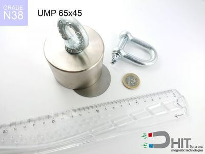 UMP 65x45 [M8] GW  - neodymowe magnesy do szukania w wodzie